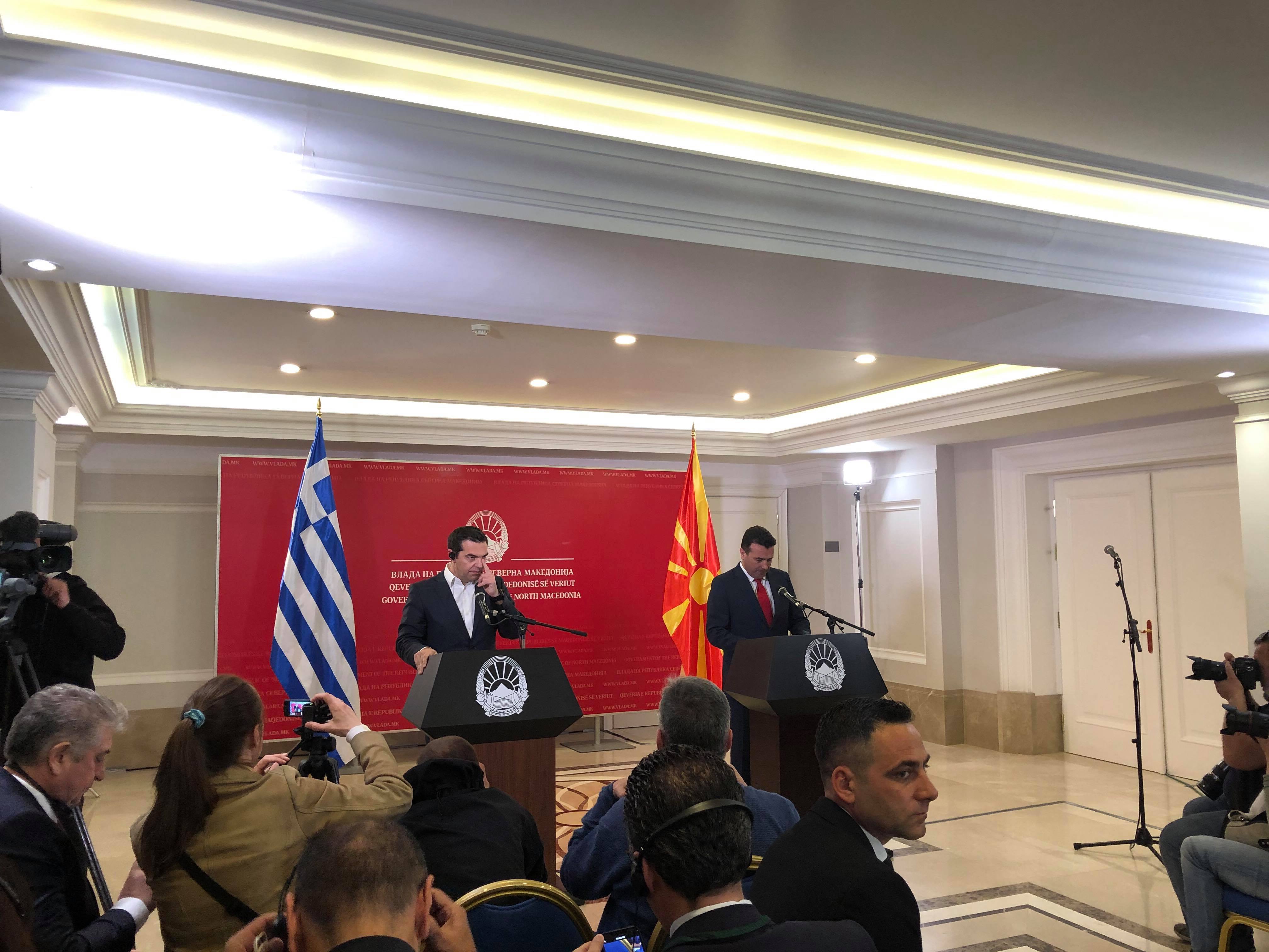 Tsipras – Zaev: Të shpejtojmë për të tejkaluar boshllëqet, po ndërtojmë një histori ndryshe për Ballkanin