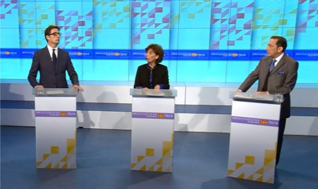 Debati i parë i kandidatëve për president, dallime për Marrëveshjen e Prespës