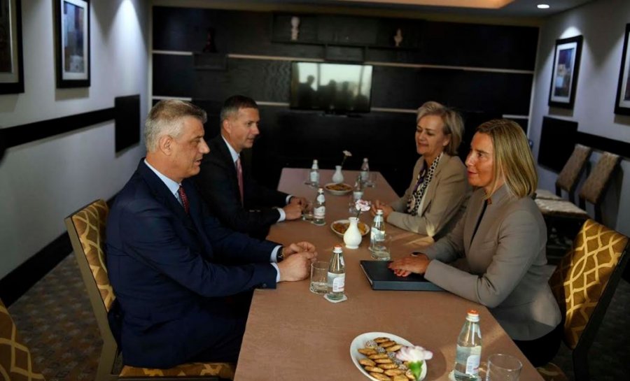 Thaçi e Mogherini diskutojnë për dialogun