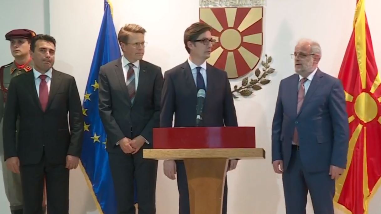 Kreu shtetëror në Shkup pas pranimit të Raportit të progresit nga BE