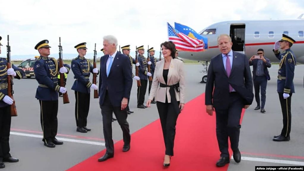 Bill Clinton dhe Madeleine Albright në Kosovë