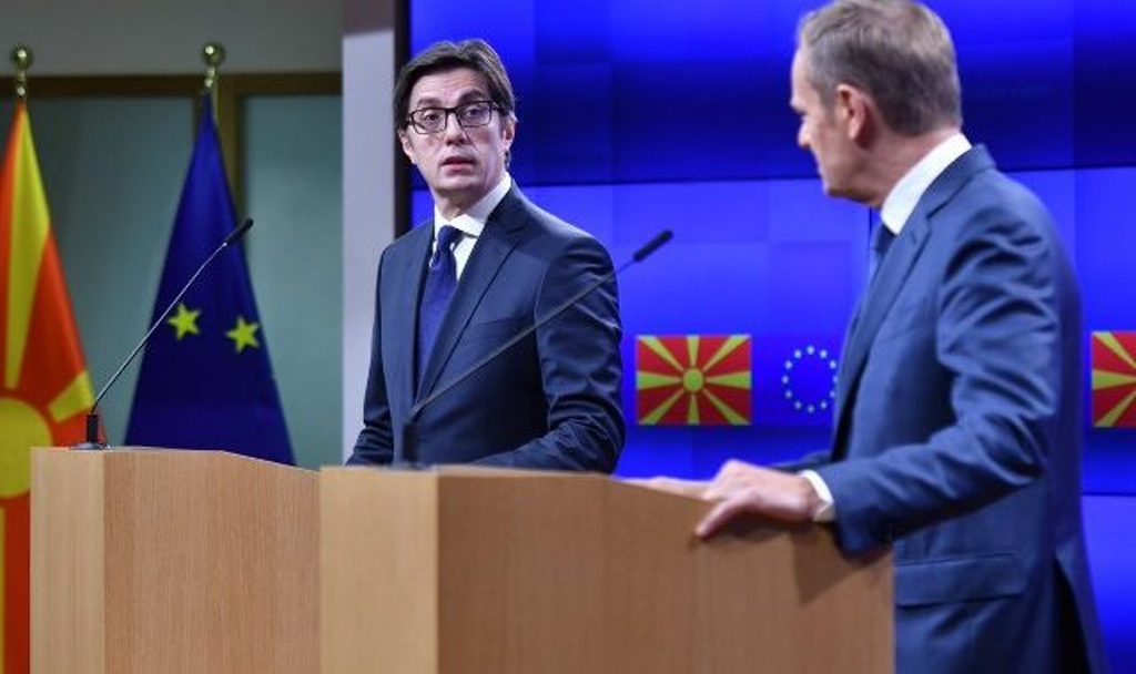Pendarovski nga Brukseli: Presim datën për bisedime, e kemi merituar