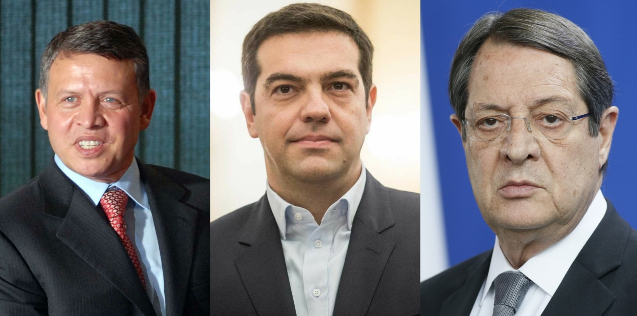Στην Λευκωσία ο Αλέξης Τσίπρας για τη Σύνοδο Κορυφής Ελλάδας Κύπρου Ιορδανίας.