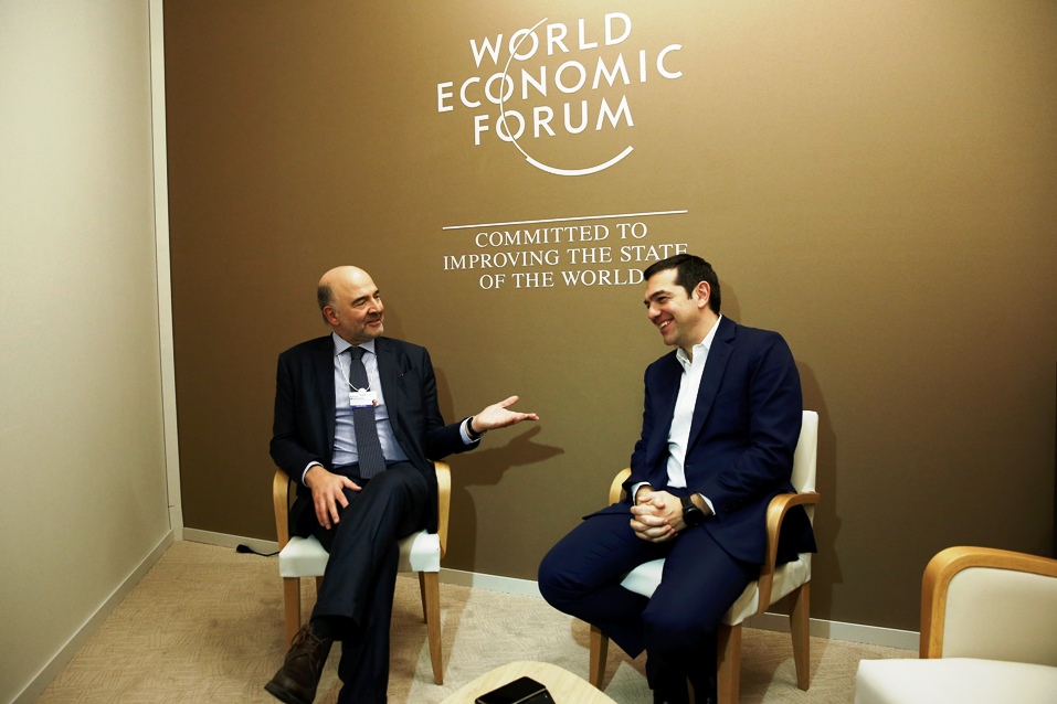 Τσίπρας-Moscovici: Στόχος μας η επιστροφή της Ελλάδας στην κανονικότητα