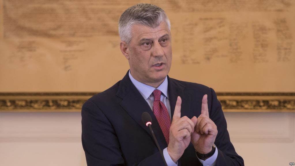 Hashim Thaci: Οι ΗΠΑ βρίσκονται πίσω από την ιδέα για αλλαγή συνόρων