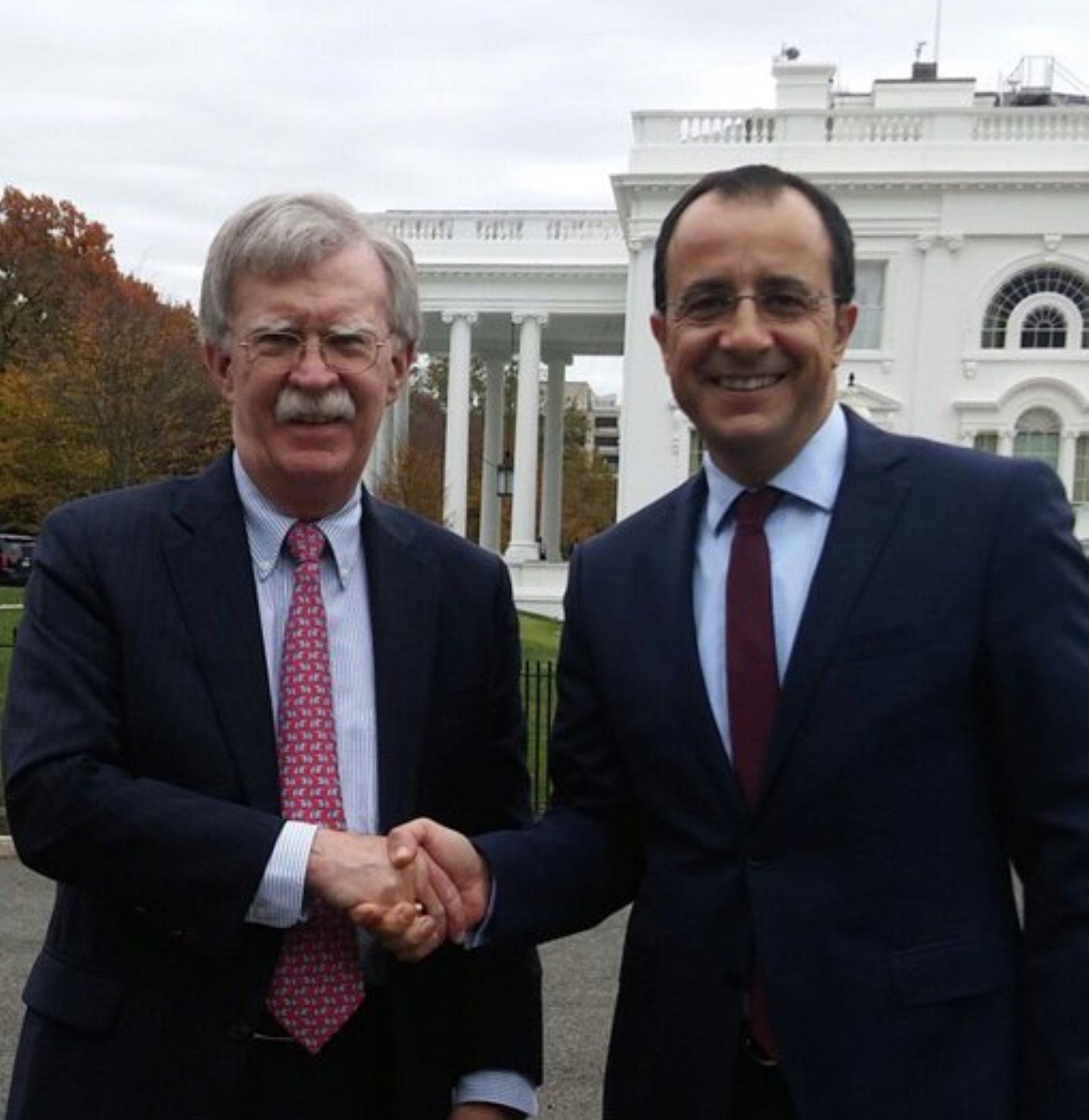 Συνάντηση Χριστοδουλίδη Bolton στην Ουάσινγκτον