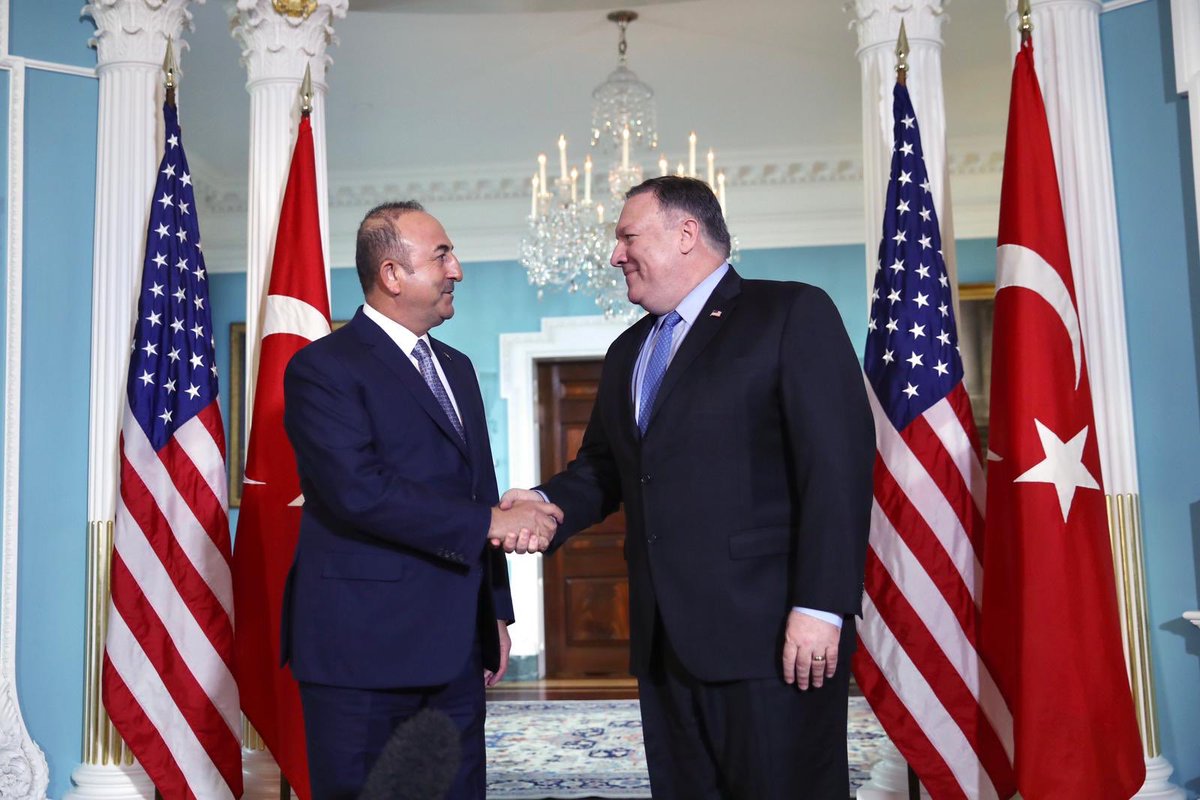 Συνάντηση Cavusoglu Pompeo.