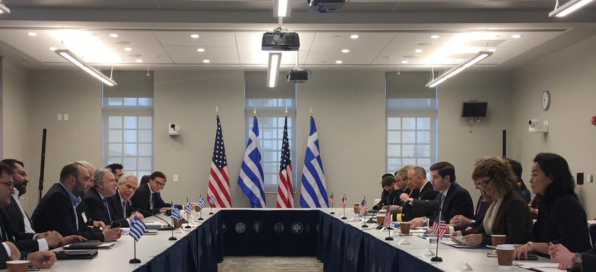 Σε θετικό κλίμα η έναρξη του Στρατηγικού διαλόγου Ελλάδας-ΗΠΑ