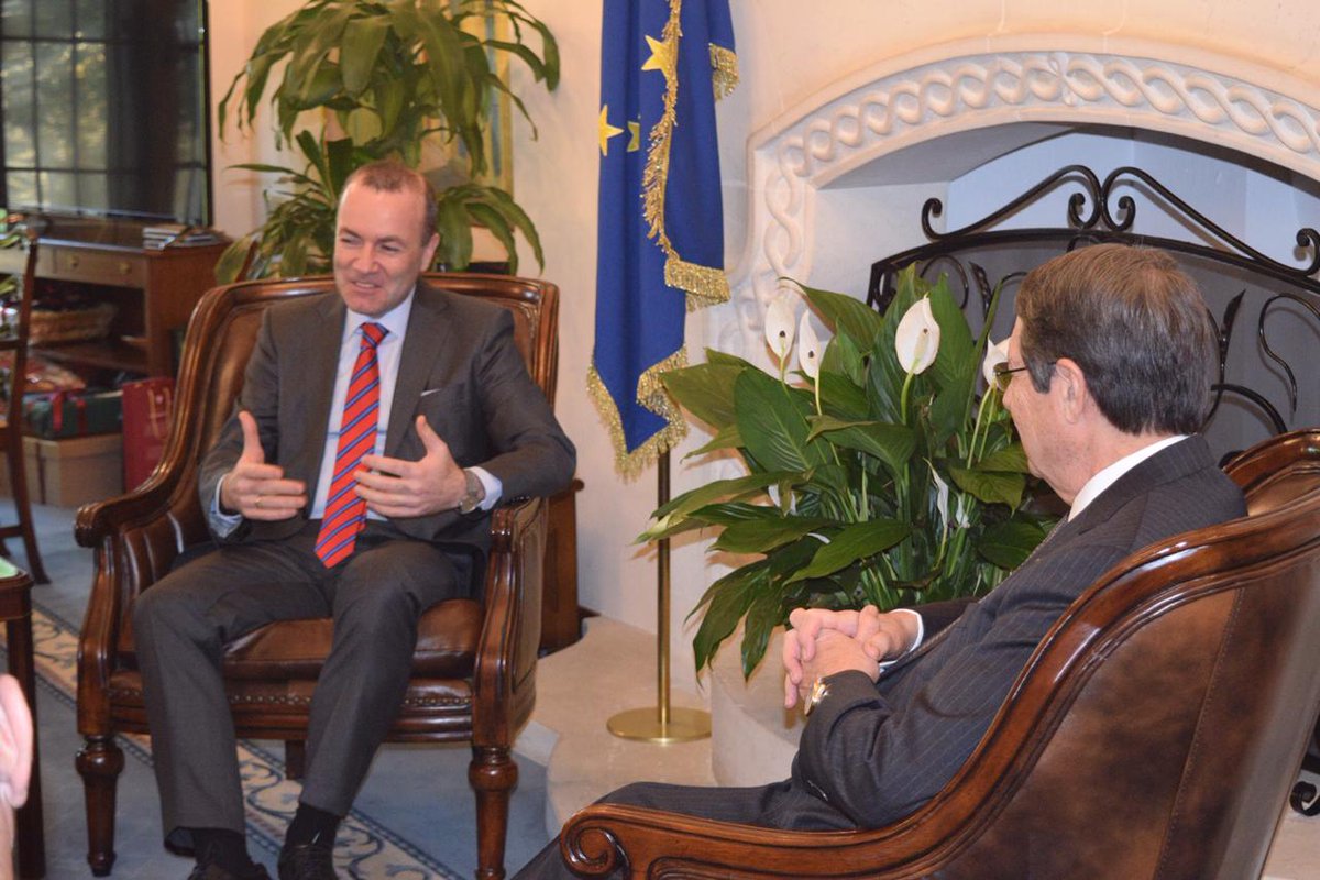 Weber: Το Κυπριακό είναι Ευρωπαϊκό πρόβλημα.