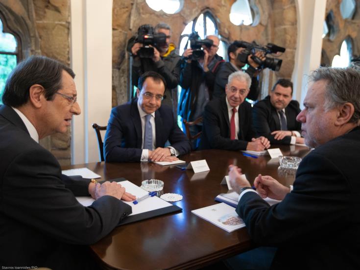 Αναστασιάδης: Απόλυτος συντονισμός Ελλάδας-Κύπρου