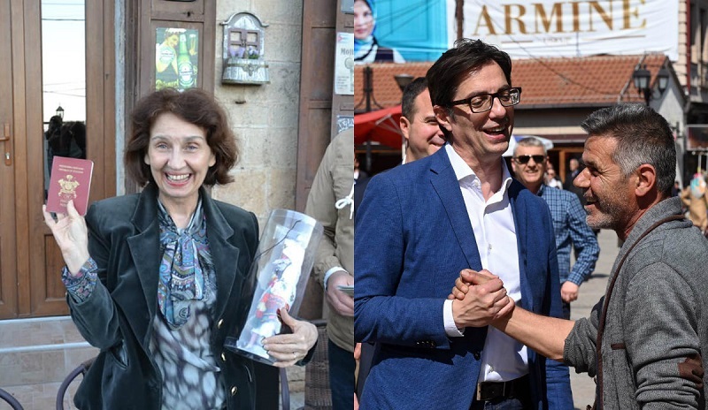 Βόρεια Μακεδονία: Pendarovski και Siljanovska θα δώσουν τη μάχη στις προεδρικές εκλογές