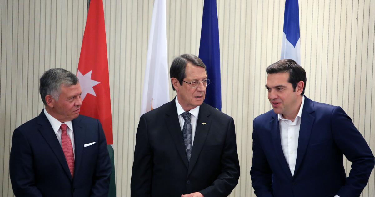 Στο Αμμάν η 2η τριμερής Σύνοδος Κορυφής Ελλάδας Κύπρου Ιορδανίας