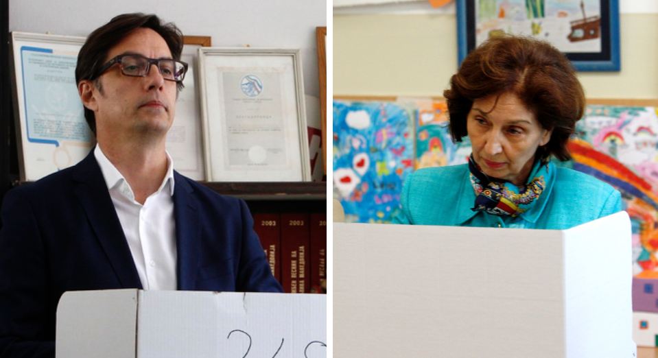 Δηλώσεις των υποψήφιων προέδρων Slijanovska, Pendarovski και Reka