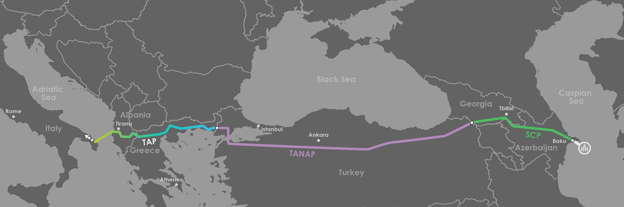 Ολοκληρώθηκε η διέλευση του αγωγού TAP από τα βουνά της Αλβανίας