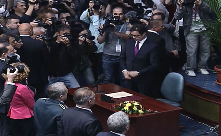 O Stevo Pendarovski ορκίστηκε Πρόεδρος της Βόρειας Μακεδονίας