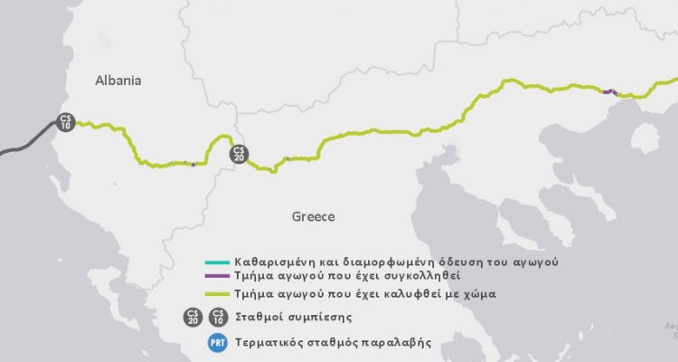 Στο 95% ανέρχεται το ποσοστό ολοκλήρωσης του αγωγού TAP