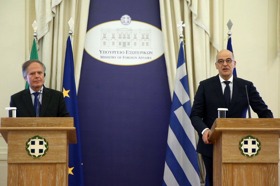 Δένδιας και Milanesi επιβεβαίωσαν τις άριστες σχέσεις Ελλάδας Ιταλίας