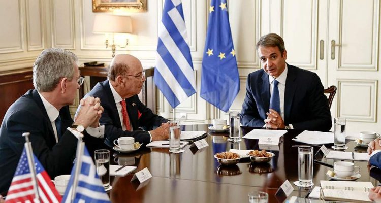 Επενδύσεις και συνεργασία συζήτησαν Μητσοτάκης Ross
