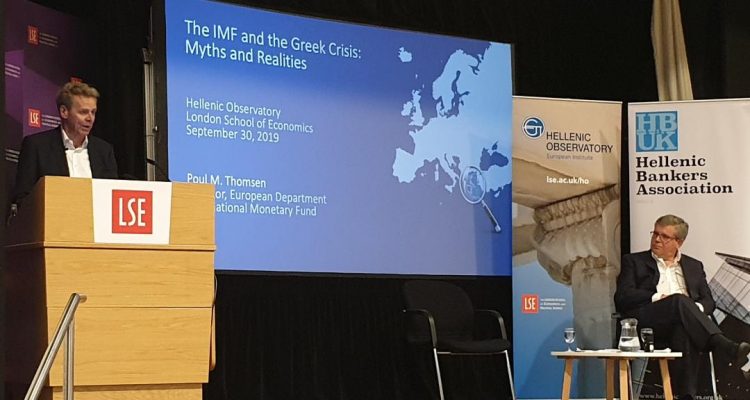 Επιλογή της προηγούμενης ελληνικής κυβέρνησης η επίτευξη υψηλών στόχων πρωτογενών πλεονασμάτων, λέει ο P. Thomsen