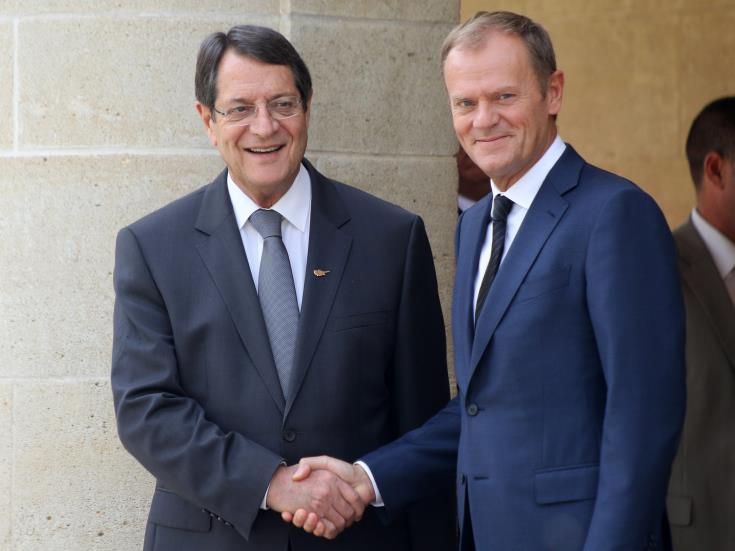 Συναντήθηκαν Αναστασιάδης Tusk