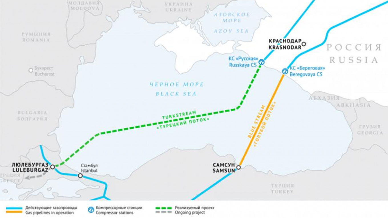 Τον Δεκέμβριο θα είναι έτοιμα και τα δύο τμήματα του Turkish Stream