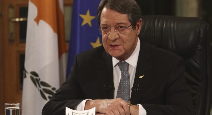 Ικανοποίηση Αναστασιάδη για την υιοθέτηση των Συμπερασμάτων για την Τουρκία