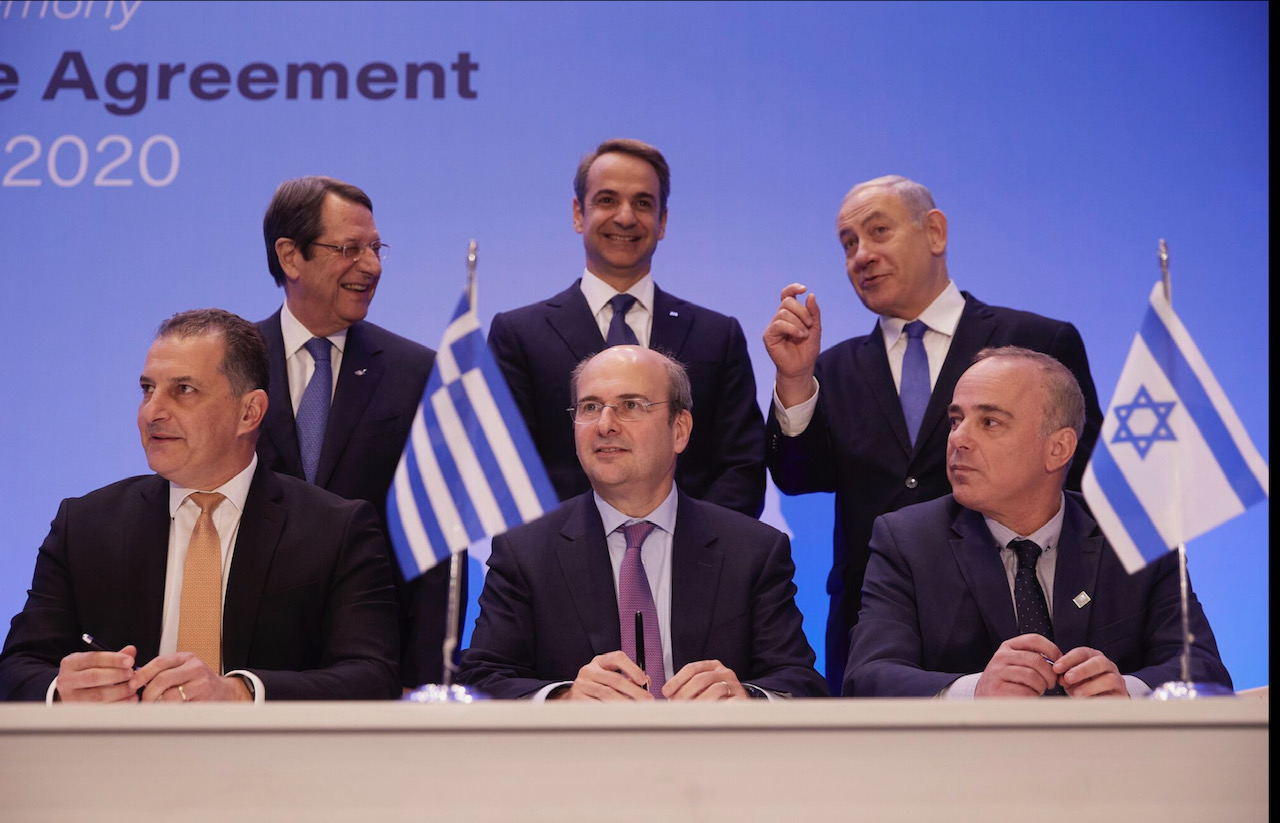 Την υπογραφή του EastMed χαιρετίζει ο ΣΥΡΙΖΑ