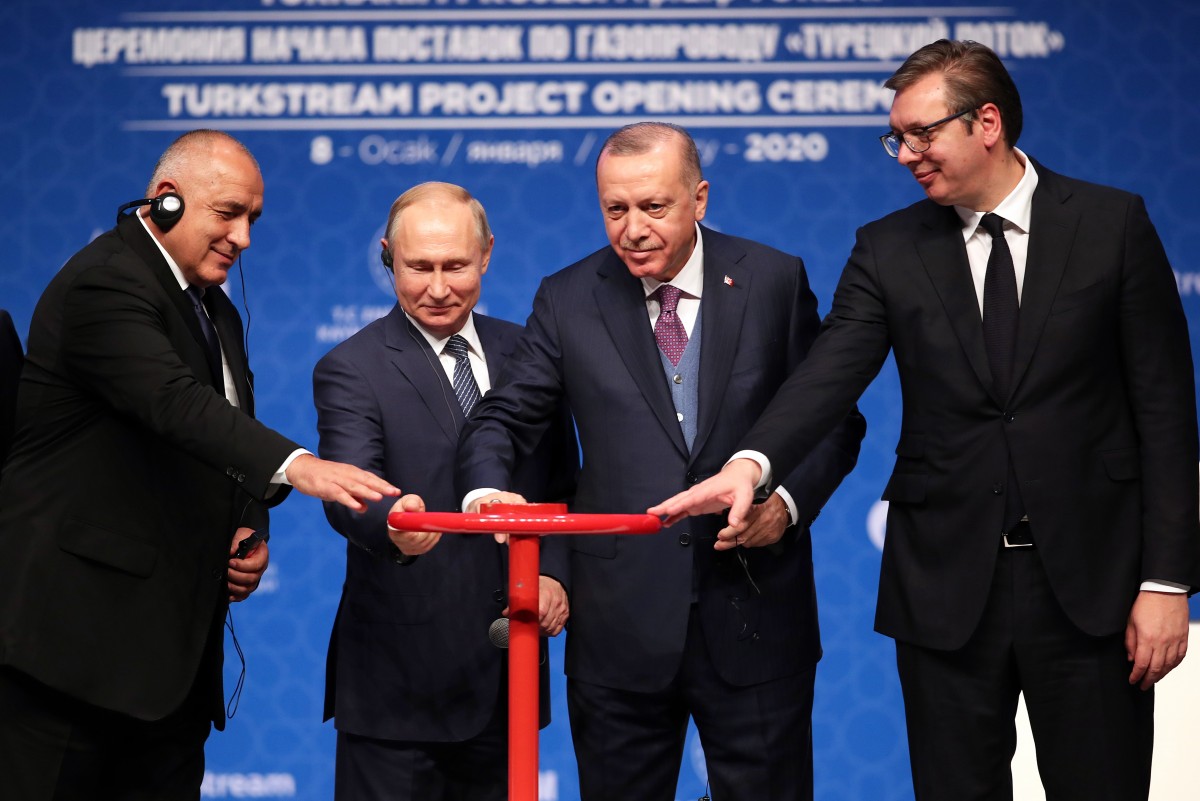 Εγκαινιάστηκε ο TurkStream από Erdogan Putin Vucic και Borissov