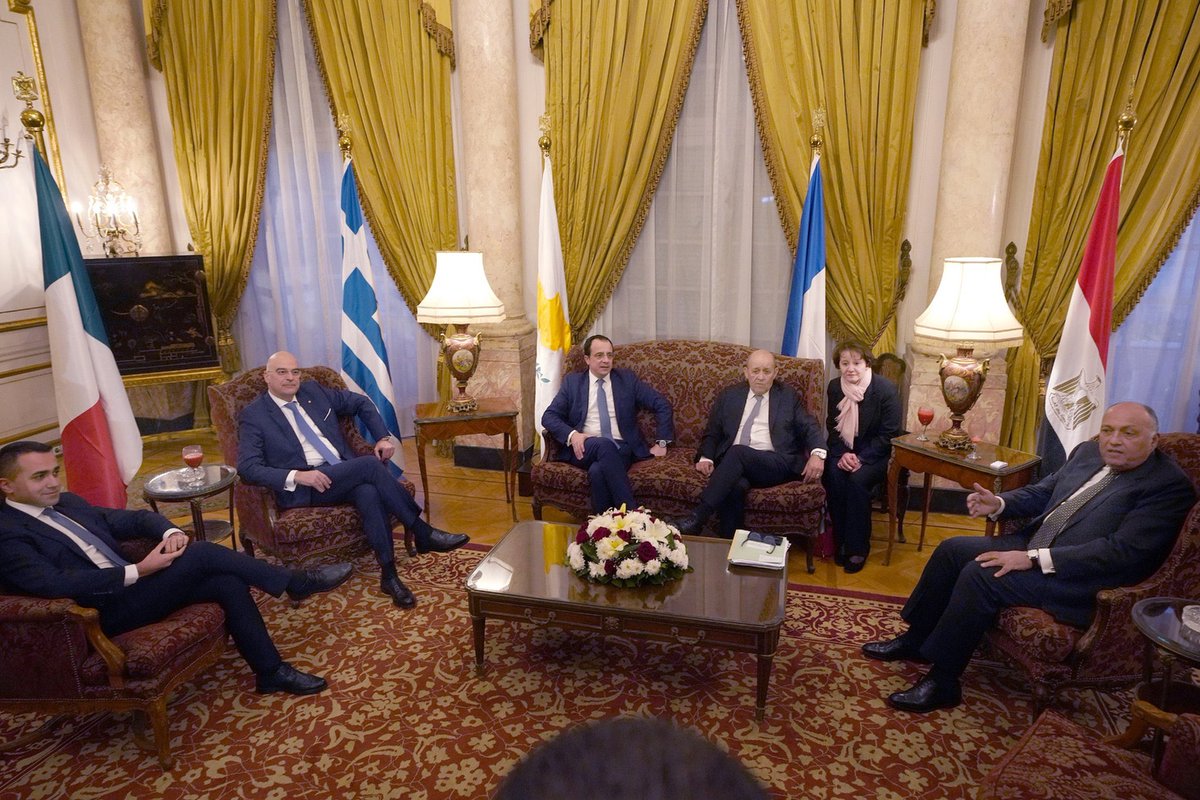 Μήνυμα προς την Άγκυρα έστειλαν από το Κάιρο οι πέντε ΥΠΕΞ