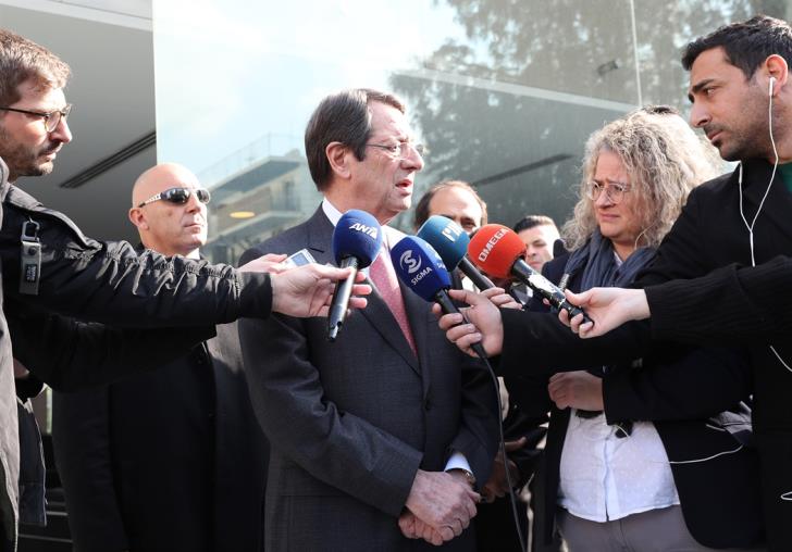 Αναστασιάδης: Καταβάλουμε προσπάθειες επικράτησης του Διεθνούς Δικαίου