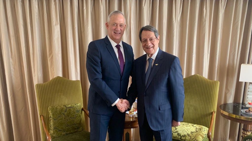 Με τον Benny Gantz συναντήθηκε ο Νίκος Αναστασιάδης