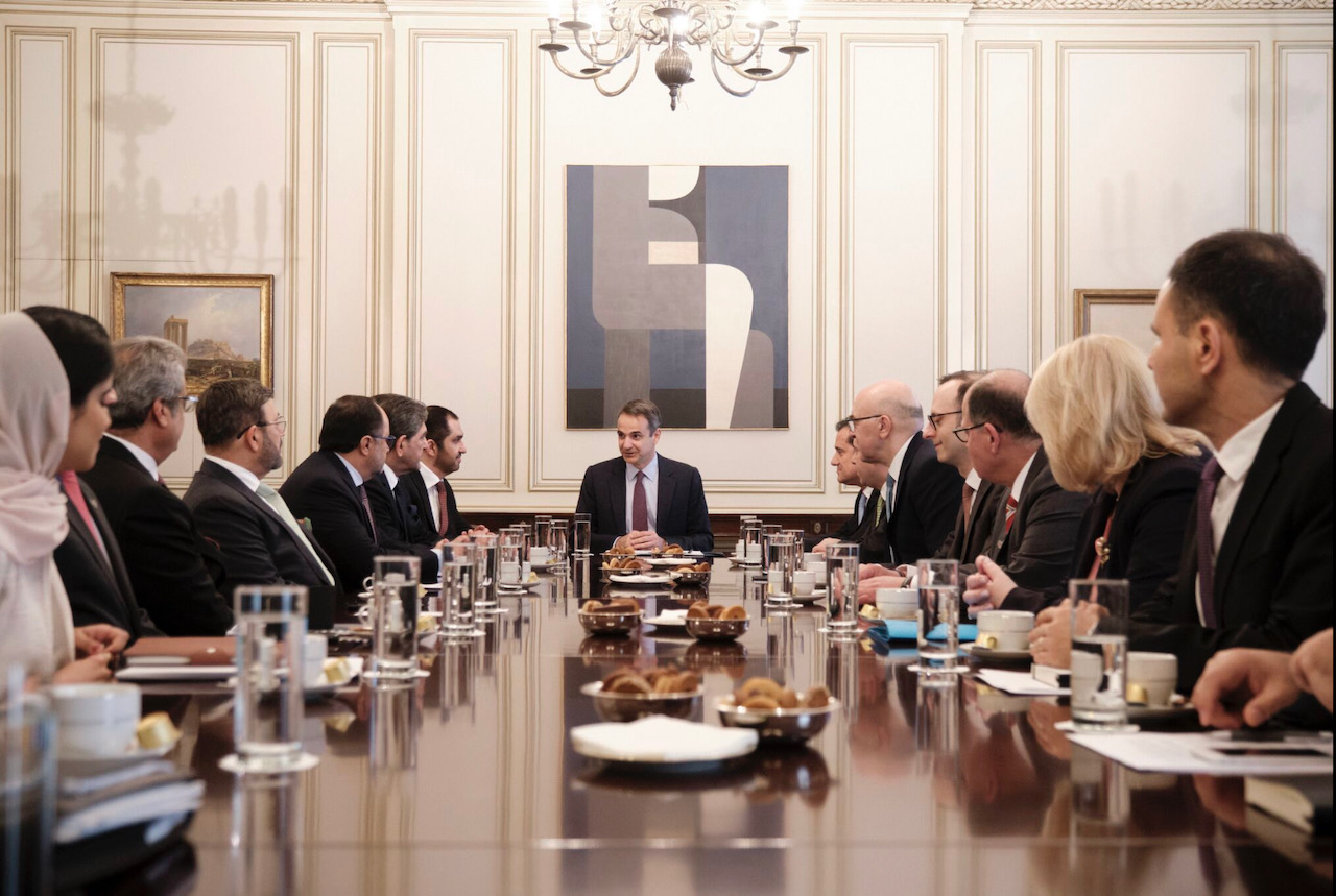 Ελλάδα: Συνάντηση Μητσοτάκη με τον Υπουργό Επικρατείας των ΗΑΕ