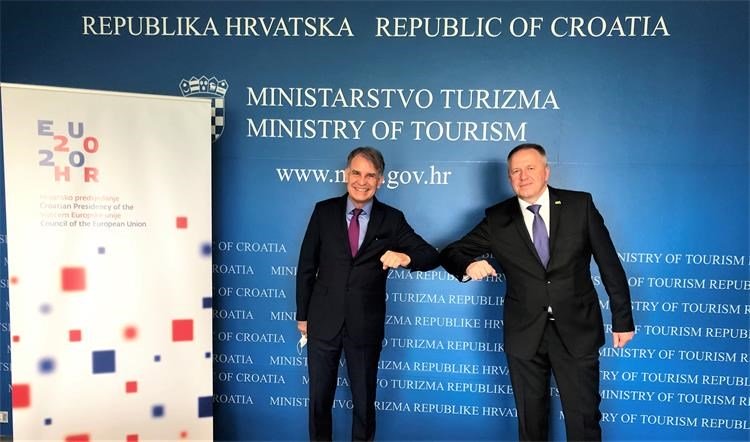 Η τουριστική συνεργασία εν μέσω COVID-19 στο επίκεντρο της συνάντησης των Υπουργών Τουρισμού Σλοβενίας και Κροατίας