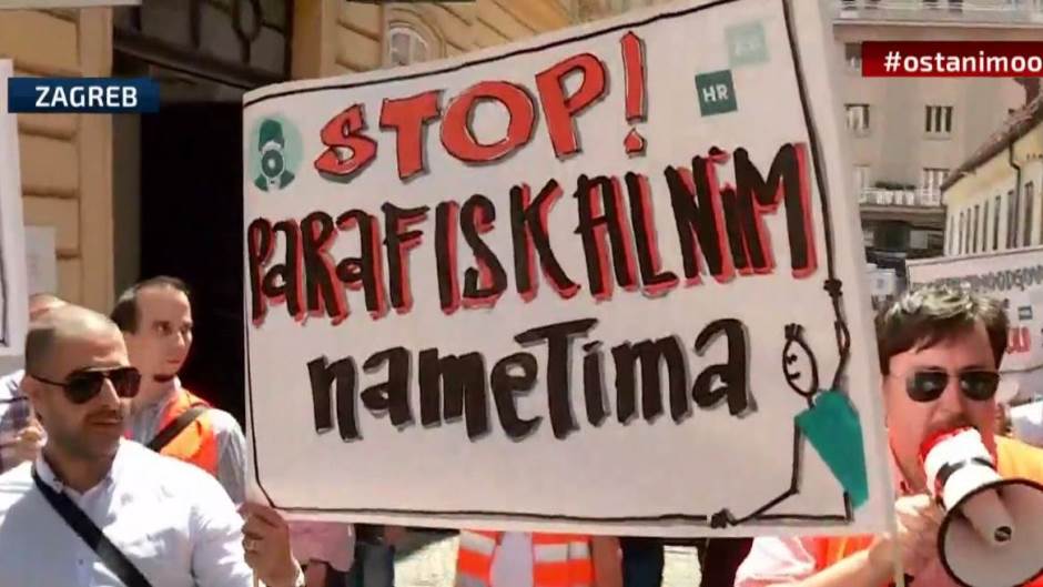 Κροατία: Στους δρόμους οι επιχειρηματίες στο Ζάγκρεμπ
