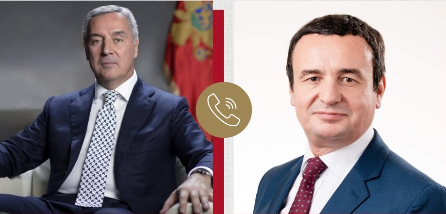 Μαυροβούνιο: Τηλεφωνική συνομιλία Đukanović, Kurti
