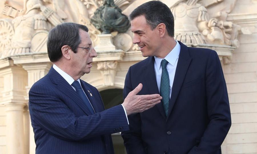 Κύπρος: Τηλεφωνική επικοινωνία Αναστασιάδη με τον Ισπανό Πρωθυπουργό