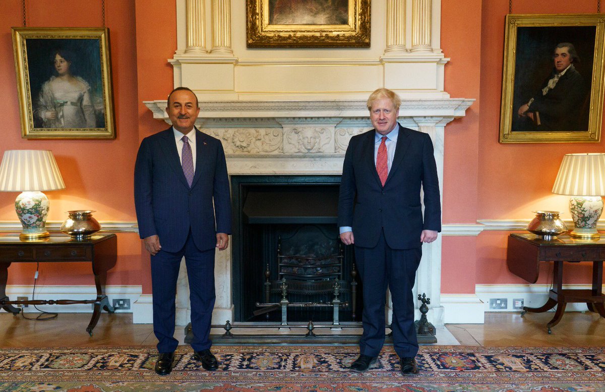 Τουρκία: Συναντήσεις με Johnson, Raab, Donaldson και Morton είχε ο Cavusoglu στο Λονδίνο