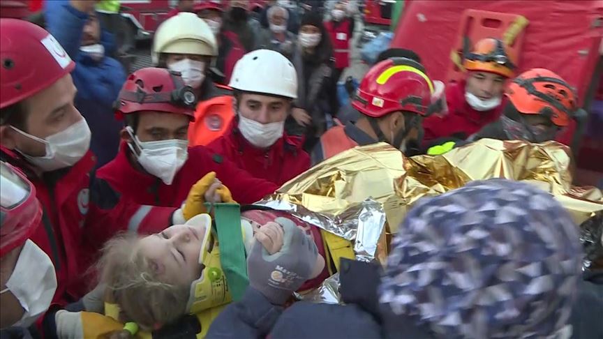 Τουρκία: Μετά από 65 ώρες ανασύρθηκε ζωντανό 3χρονο κορίτσι. 79 οι νεκροί από τον σεισμό 6,7 ρίχτερ