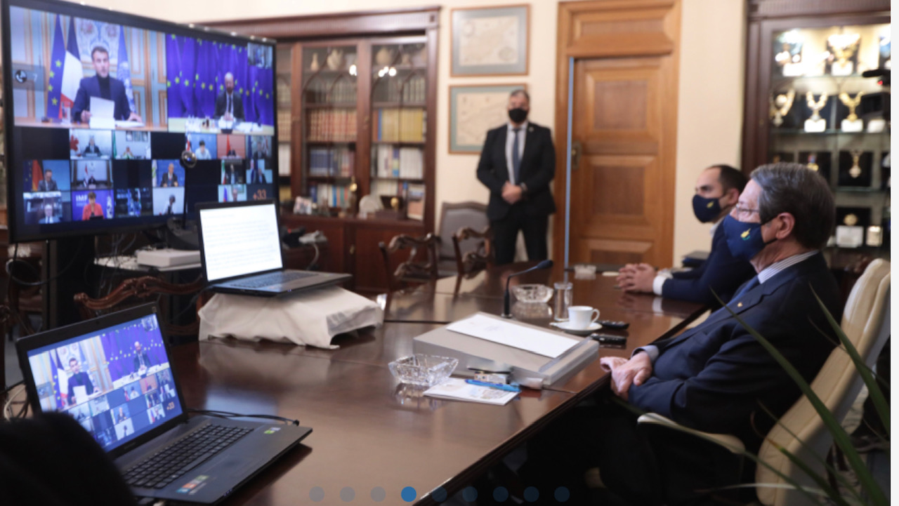 Κύπρος: Σε τηλεδιάσκεψη για υποστήριξη στο λαό του Λιβάνου συμμετείχε ο Αναστασιάδης