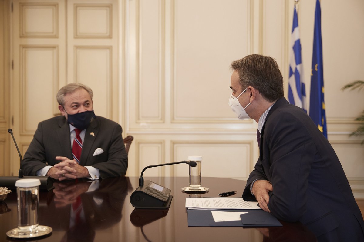 Ελλάδα: Τον Υπουργό Ενέργειας των ΗΠΑ συνάντησε ο Μητσοτάκης