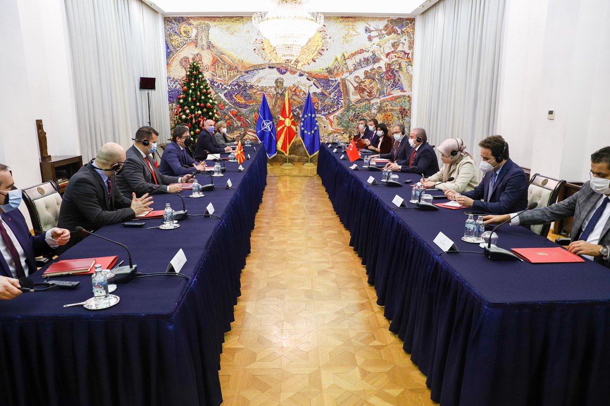 Ενισχύουν τις σχέσεις τους Βόρεια Μακεδονία και Τουρκία