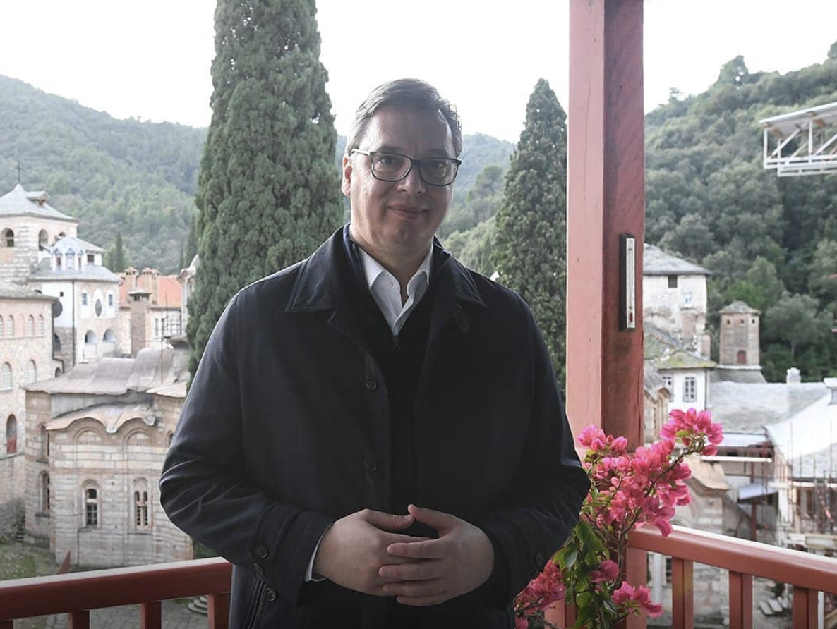 Σερβία: Στο Άγιο Όρος πέρασε τα Χριστούγεννα ο Vucic