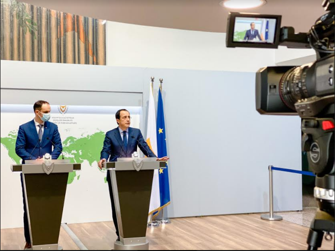 Σλοβενία-Κύπρος: Ο Χριστοδουλίδης υποστηρίζει την προσπάθεια της Σλοβενίας για ένταξη στο MED7