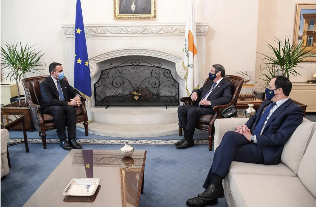 Κύπρος: Με Αναστασιάδη, Χριστοδουλίδη και Spehar συναντήθηκε ο Ιταλός Υπουργός Εξωτερικών