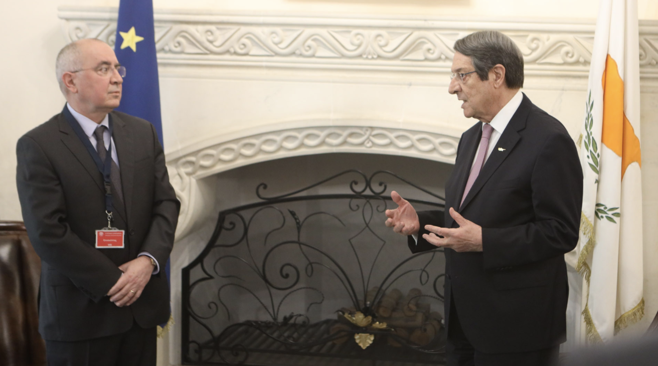 Κύπρος: Παρέλαβε ο Αναστασιάδης την ετήσια έκθεση του Ευρωπαϊκού Ελεγκτικού Συνεδρίου