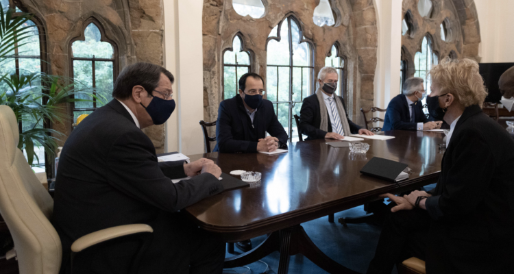 Κύπρος: Με Αναστασιάδη και Tatar συναντήθηκε η Lute για την προετοιμασία της Άτυπης πενταμερούς στην Γενεύη