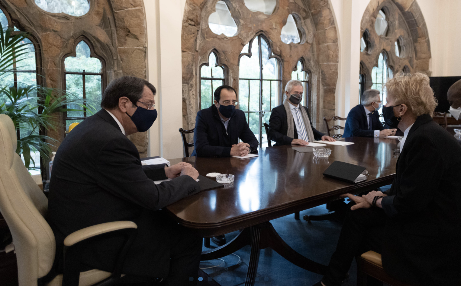 Κύπρος: Με Αναστασιάδη και Tatar συναντήθηκε η Lute για την προετοιμασία της Άτυπης πενταμερούς στην Γενεύη