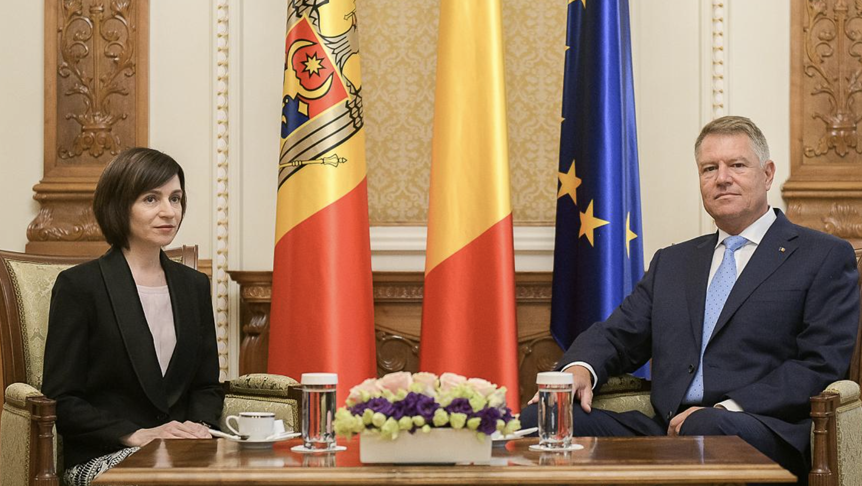 Η Ρουμανία παραμένει κύριος εταίρος της Μολδαβίας, δήλωσε ο Iohannis σε συνάντηση με την Πρόεδρο Sandu