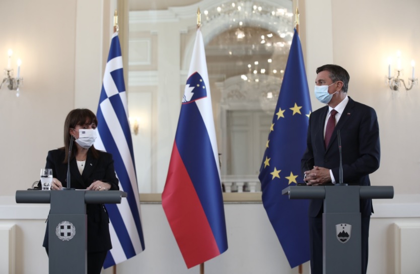 Επίσημη επίσκεψη της Κατερίνας Σακελλαροπούλου στη Σλοβενία