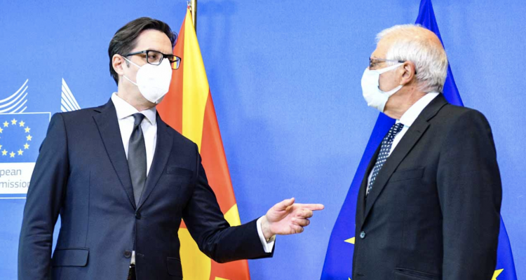 Βόρεια Μακεδονία: Ο Pendarovski συναντήθηκε με τους Borrell, Sassoli, Varhelyi και Lajcak